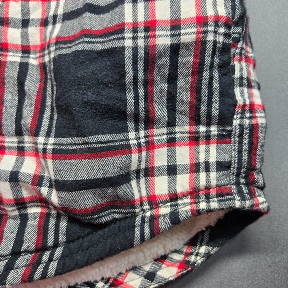 Boston Traders Men’s Plaid Hooded Flannel Jacket with Sherpa Lining - Picture 8 of 16